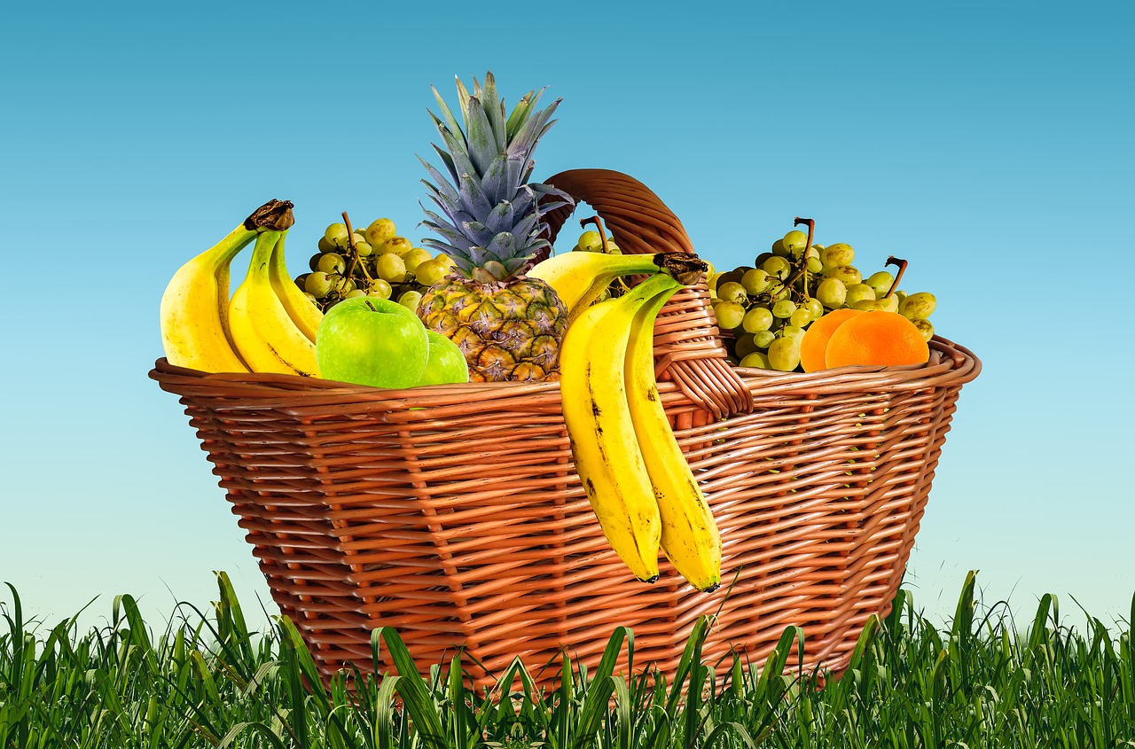 Image - fruit basket fruits fruit eat food