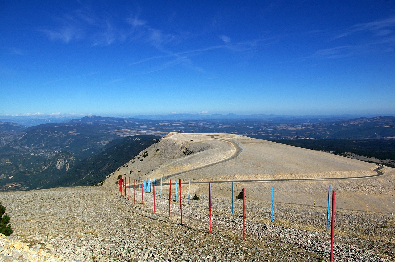 Image - mont ventoux mountain sky blue sun