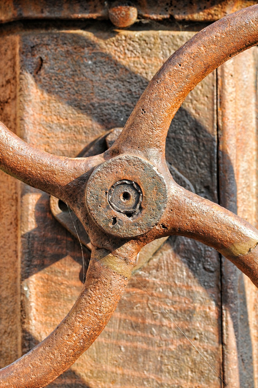 Image - iron rust texture paint wheel