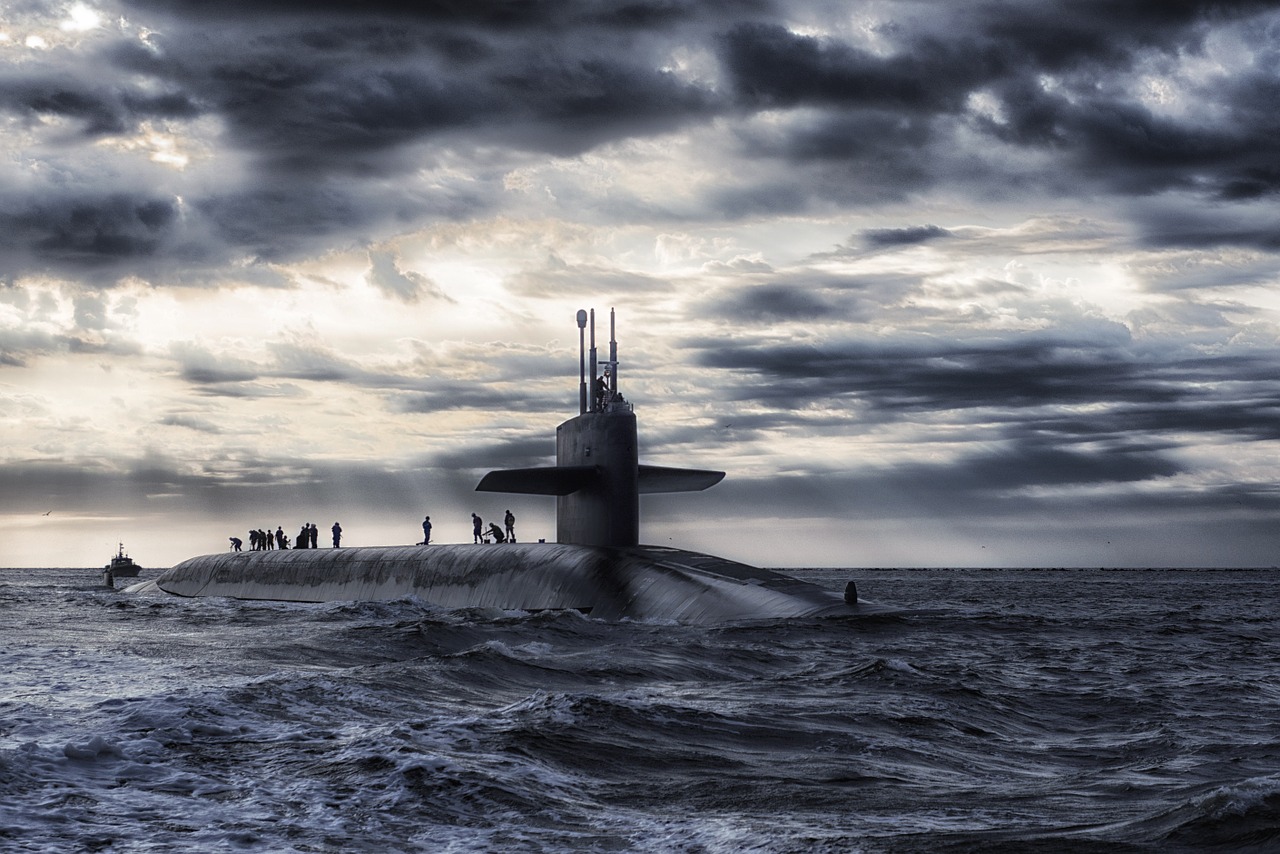 Image - submarine boat sea ocean water