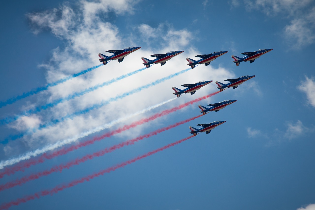 Image - patrol of france aircraft plane