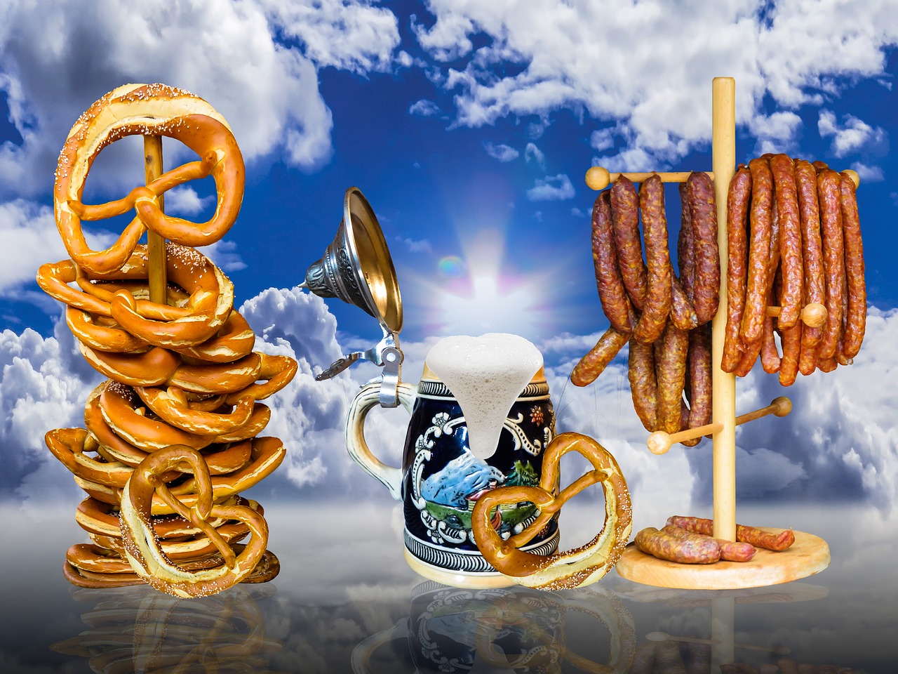 Image - pretzel eat oktoberfest beer