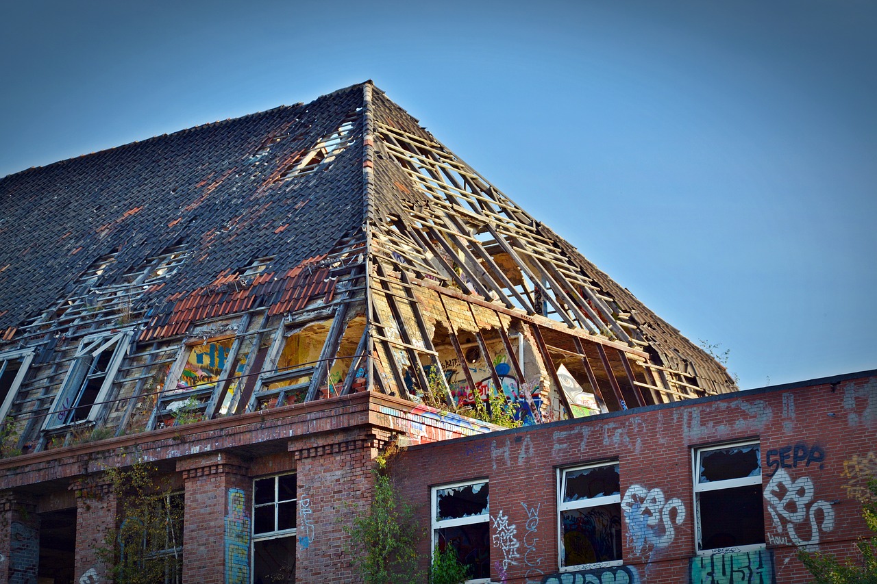 Image - lost places factory roof pforphoto