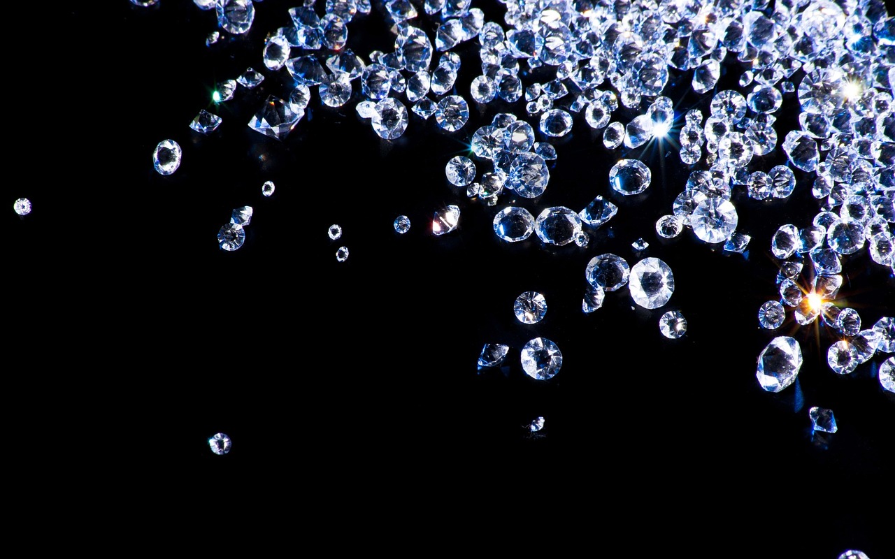 Image - diamonds black background