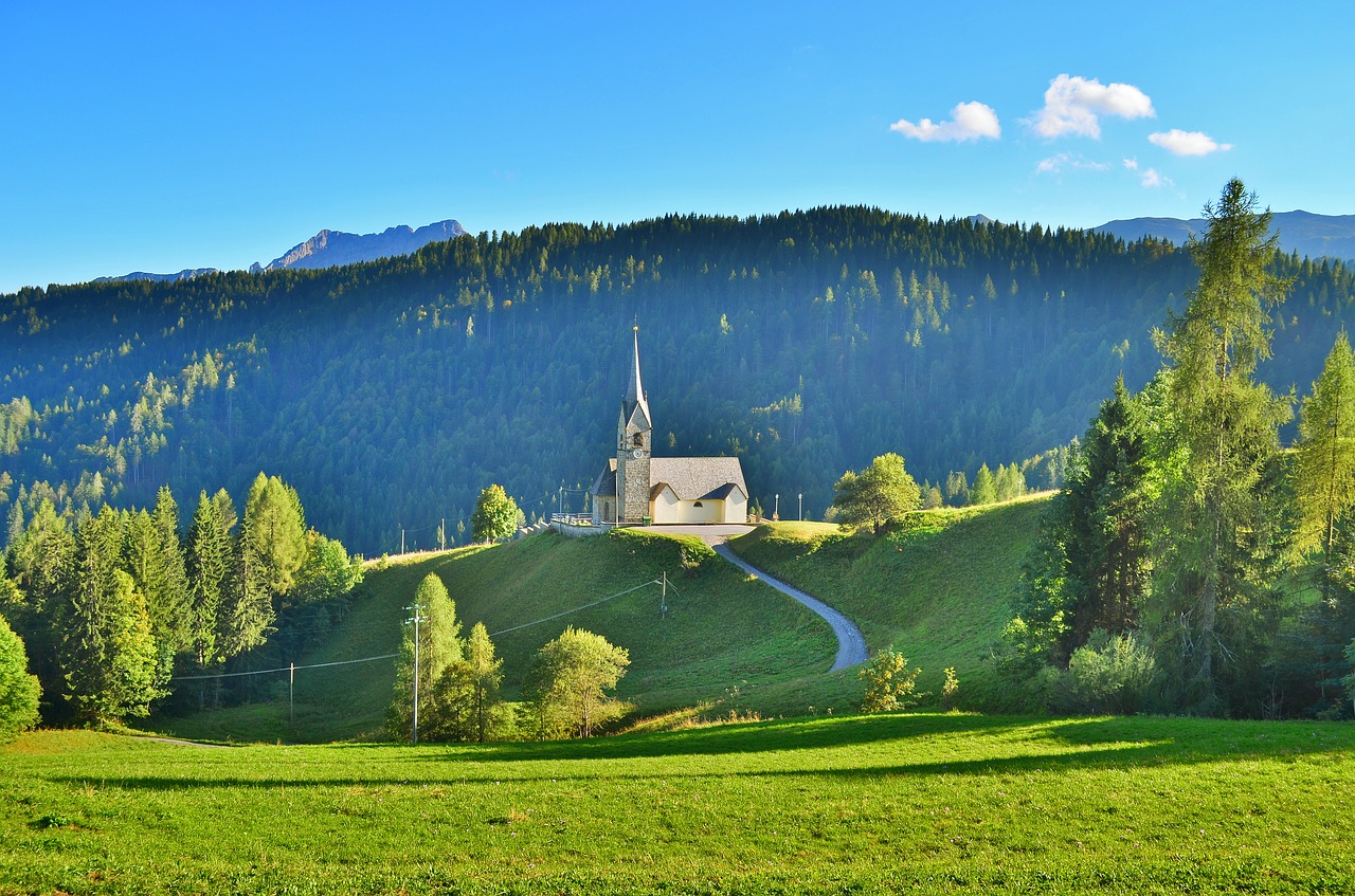 Image - sauris mountain church campanile