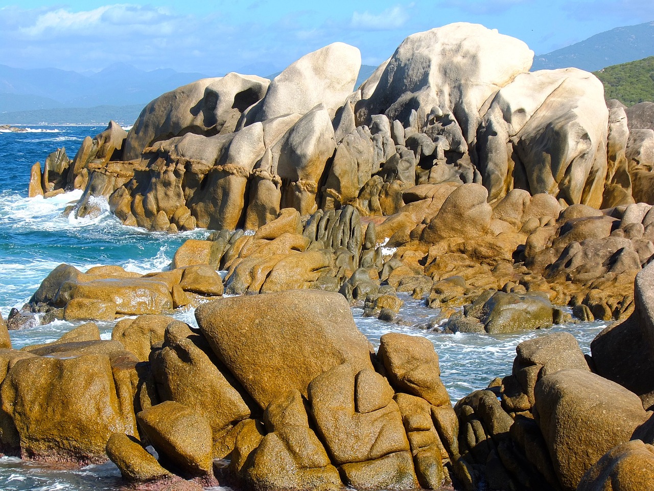 Image - corsica coast stones rock