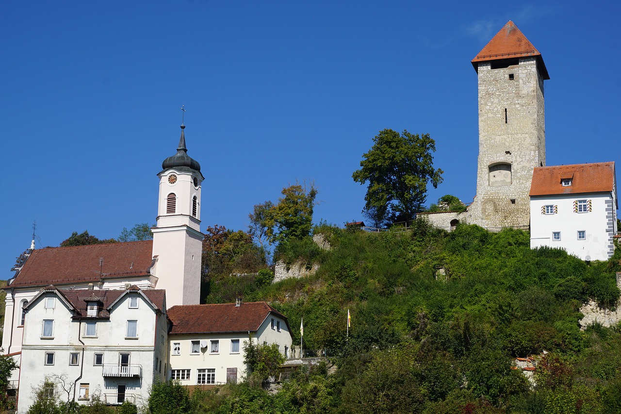 Image - obermarchtal church monastery tree