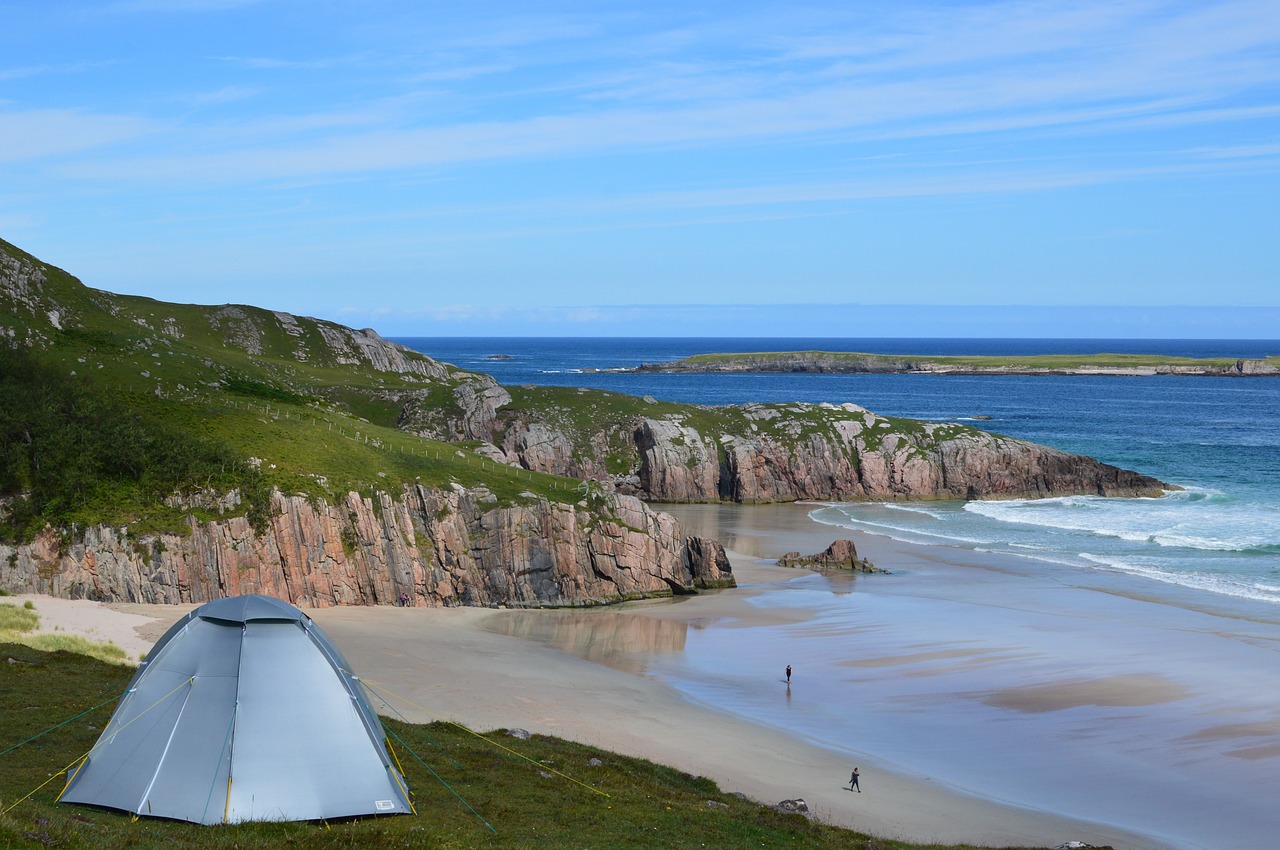 Image - scotland camping beach wild camping