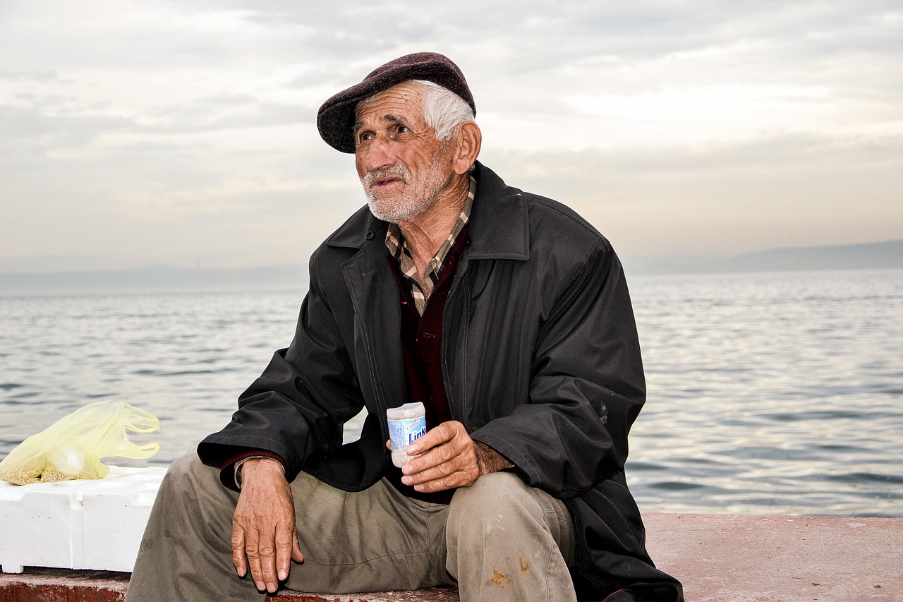 Image - old man old man loneliness street