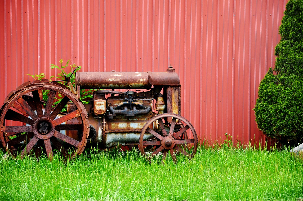 Image - tractor vintage farm retro