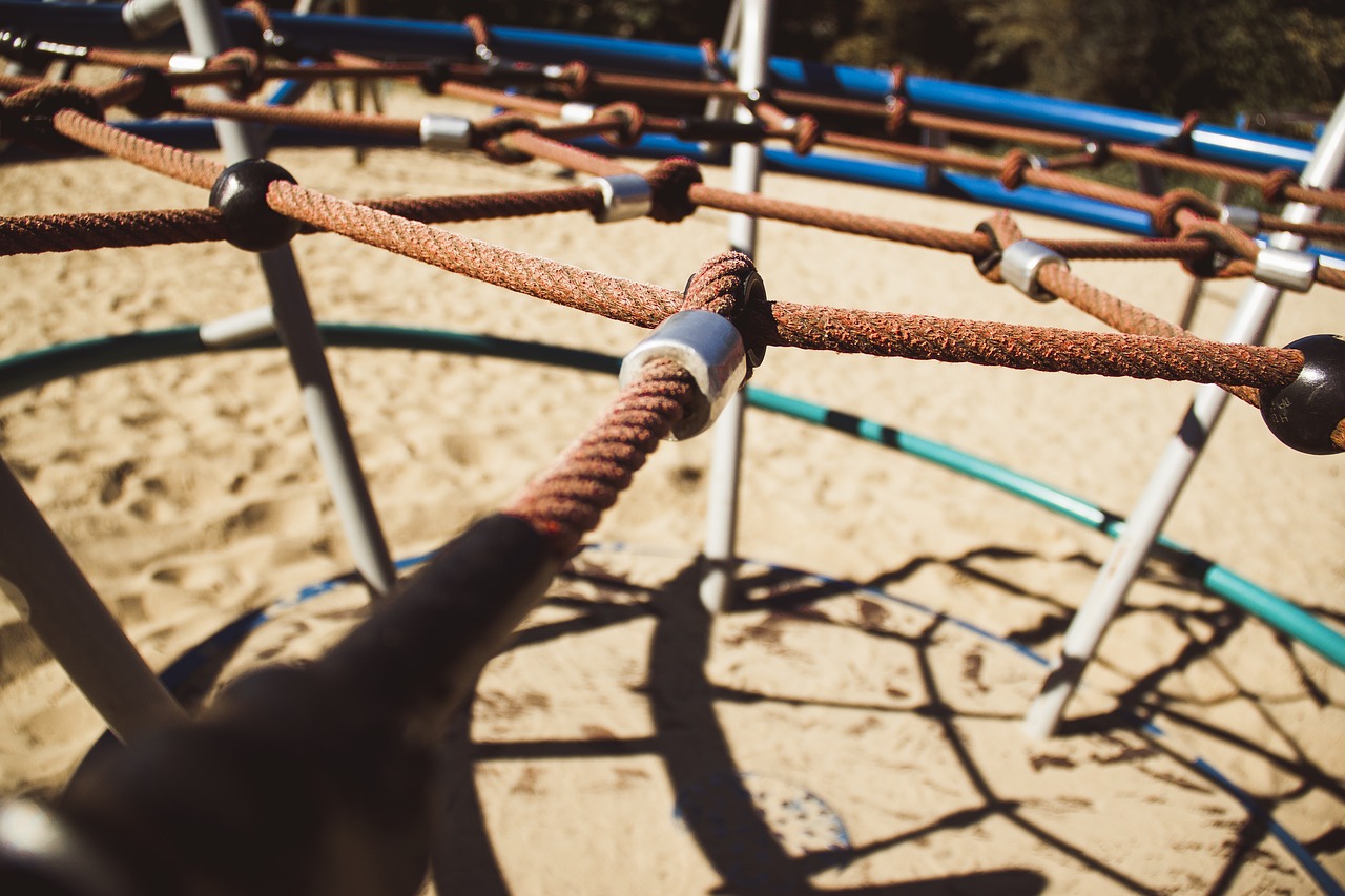 Image - playground rope equipment child