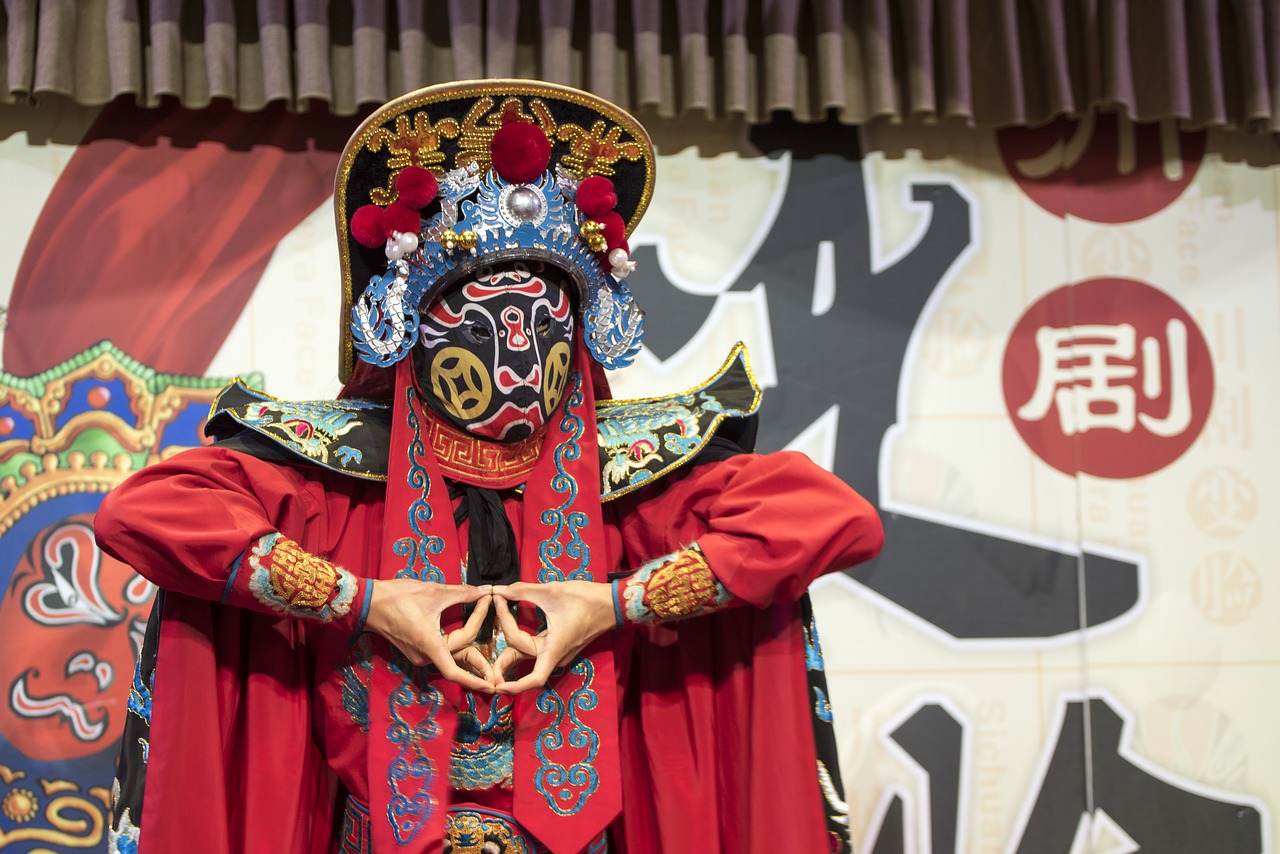 Image - chinese opera mask costume