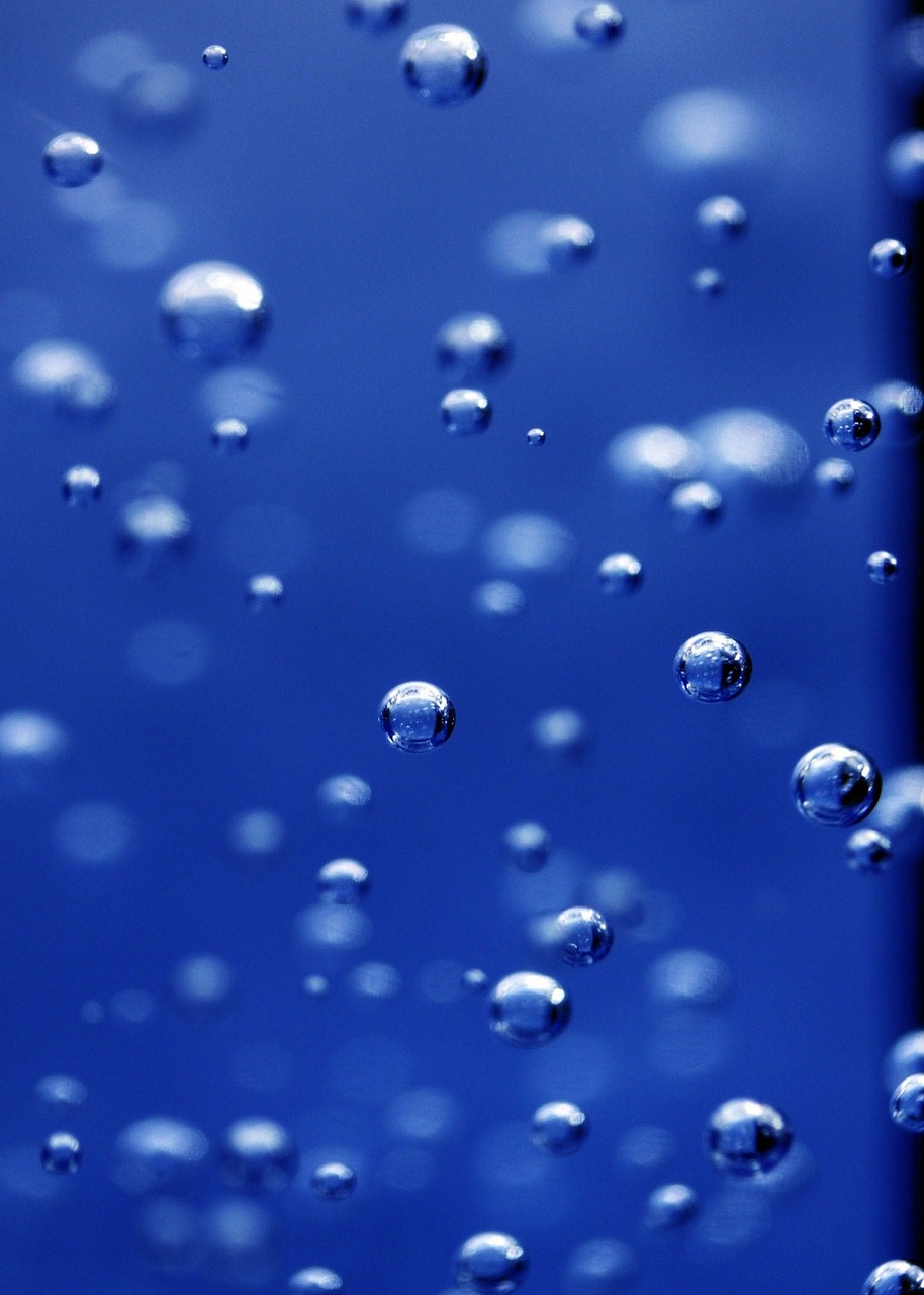 Image - bubbles abstract blue science