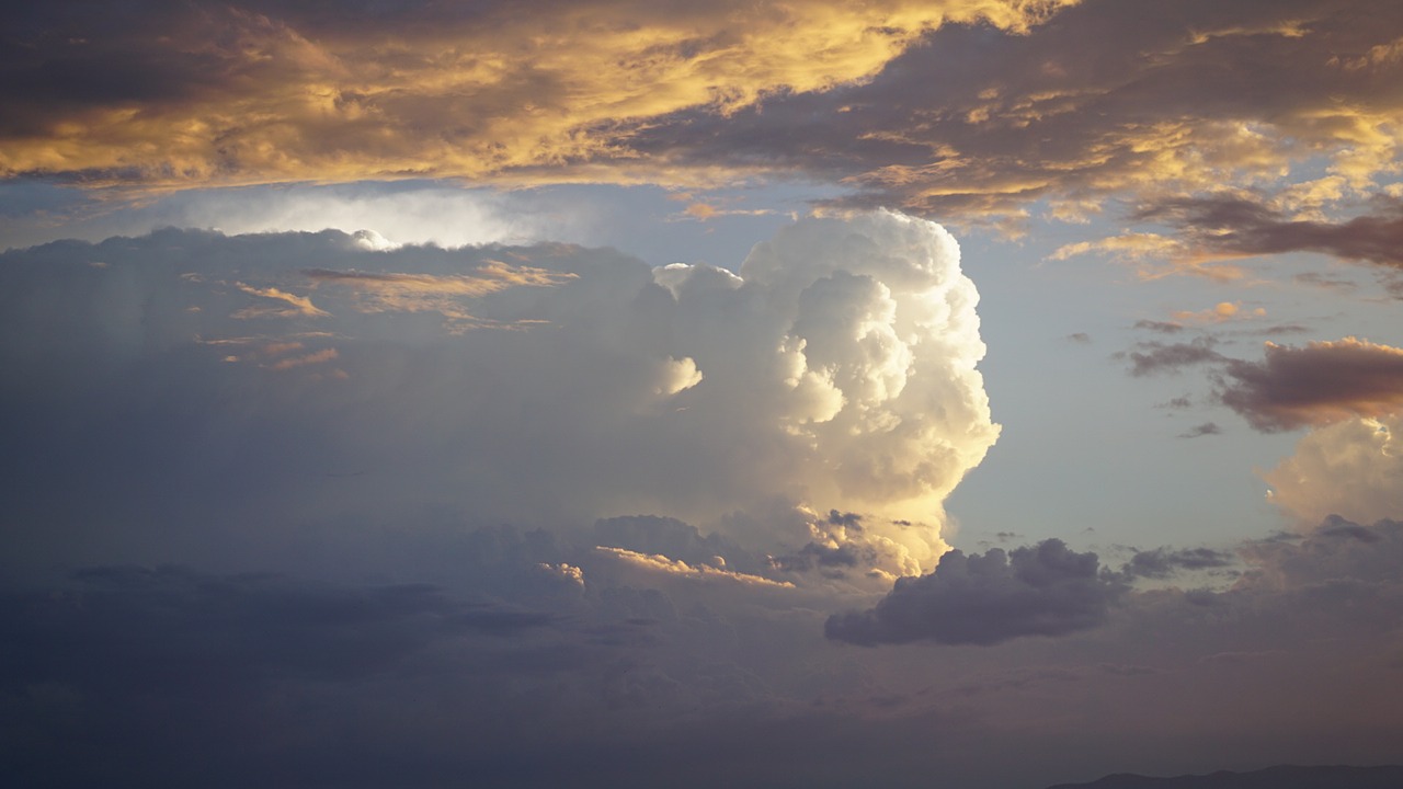 Image - clouds cotton fluff sky