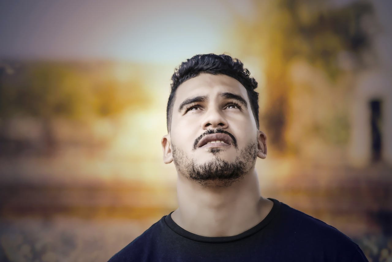 Image - nature sky man portrait look for