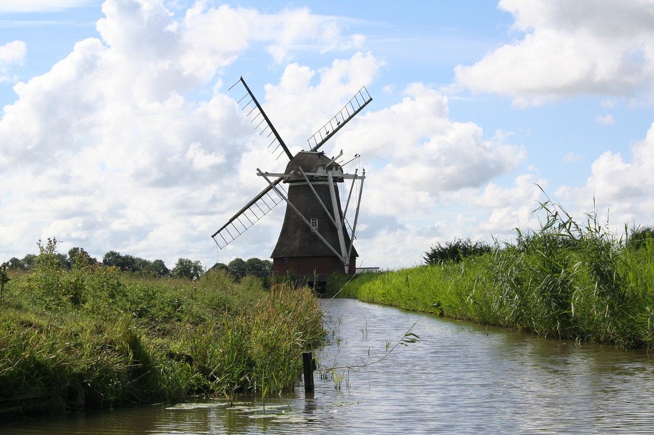 Image - mill locks groningen netherlands