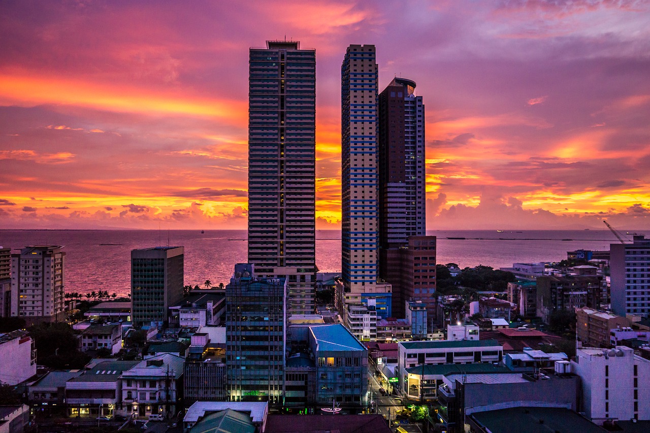 Image - manila city manila bay big city