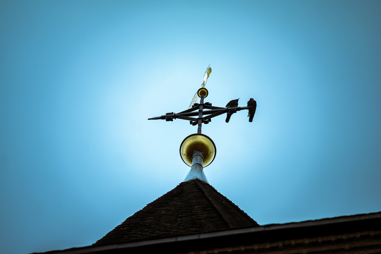 Image - spire weather vane great figure