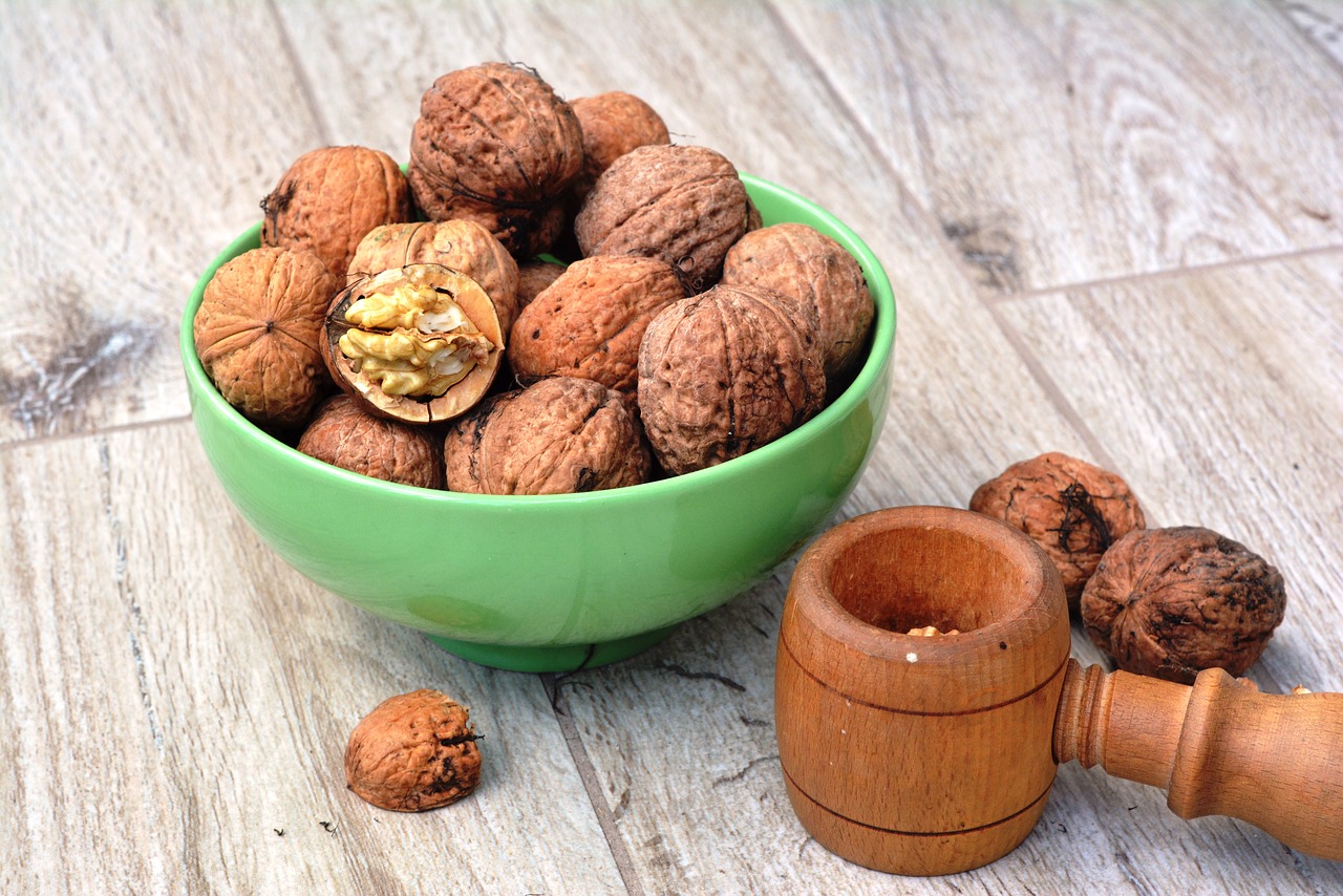 Image - walnut walnuts smash autumn nuts