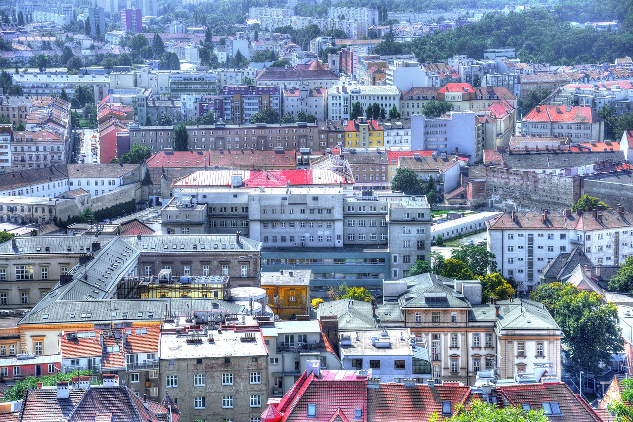 Image - brno aerial city old architecture