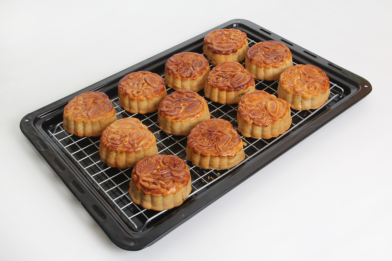 Image - moon cake make food the flour art