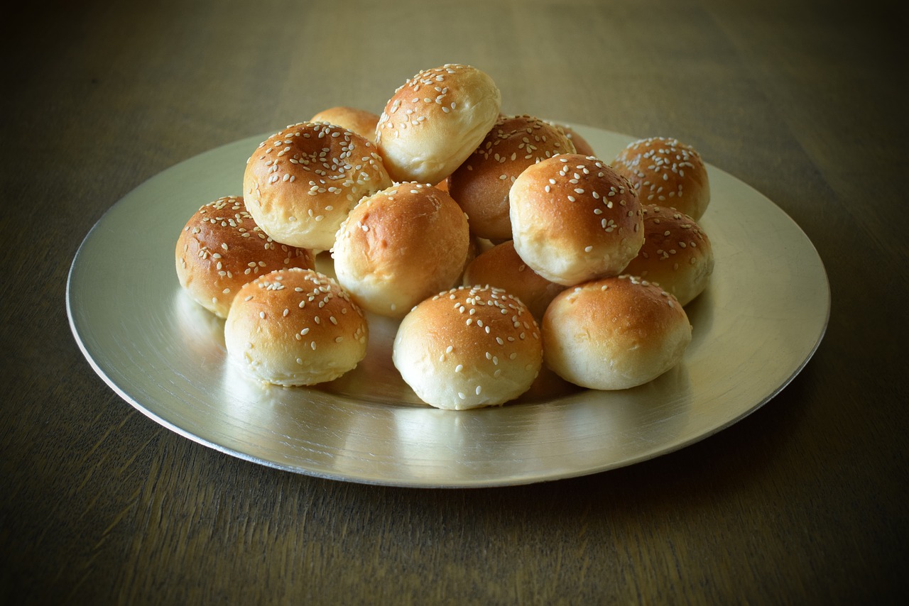 Image - sesame buns food flavor chef