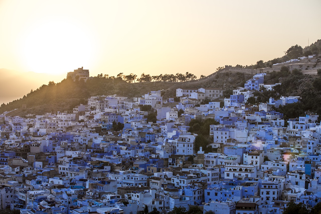 Image - morocco blue city moroccan