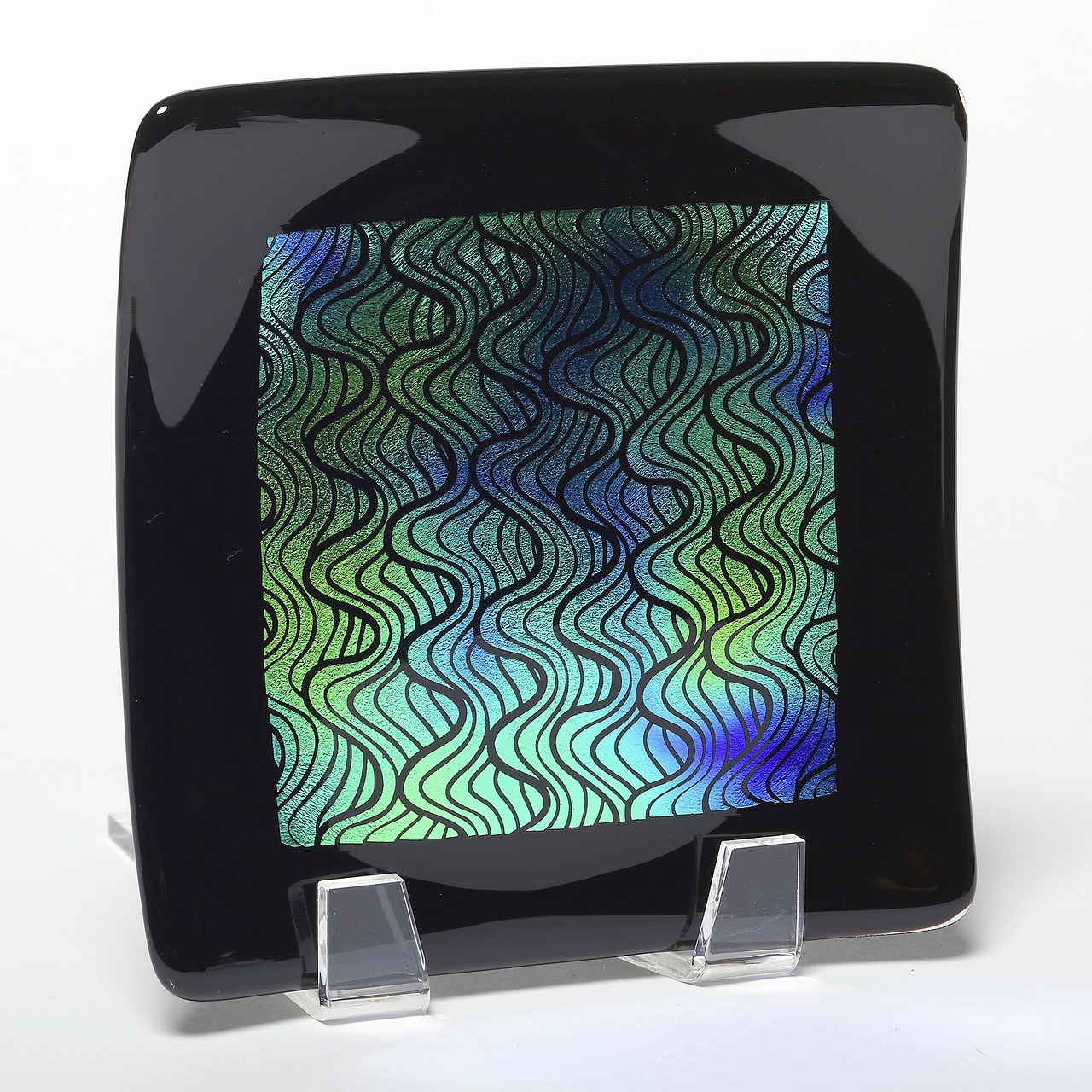 Image - plate glass art black homedecor