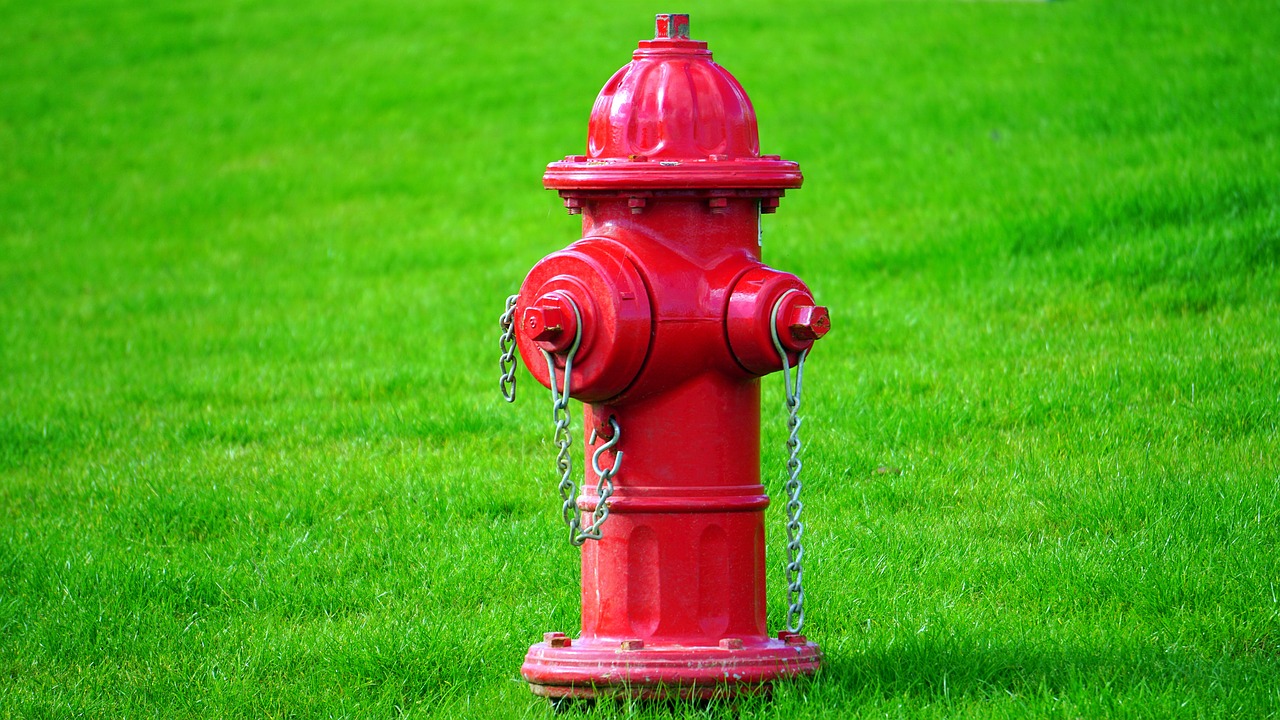 Image - fire hydrant water red emergency
