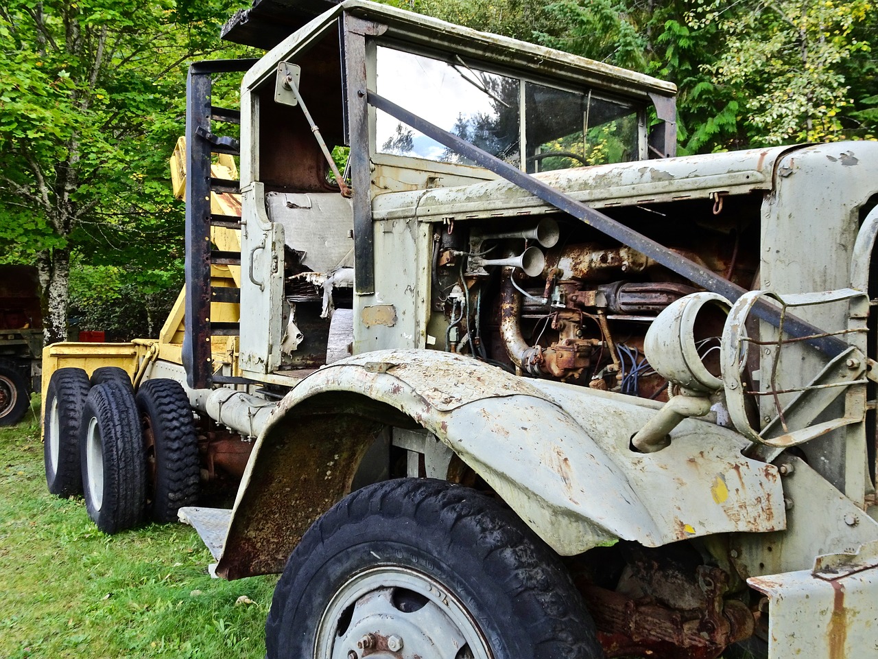 Image - truck machinery engine transport