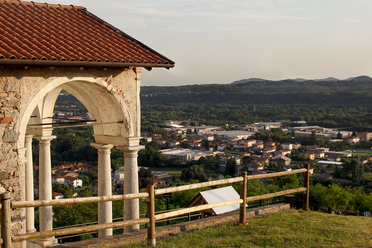 Image - church landscape campanile italy