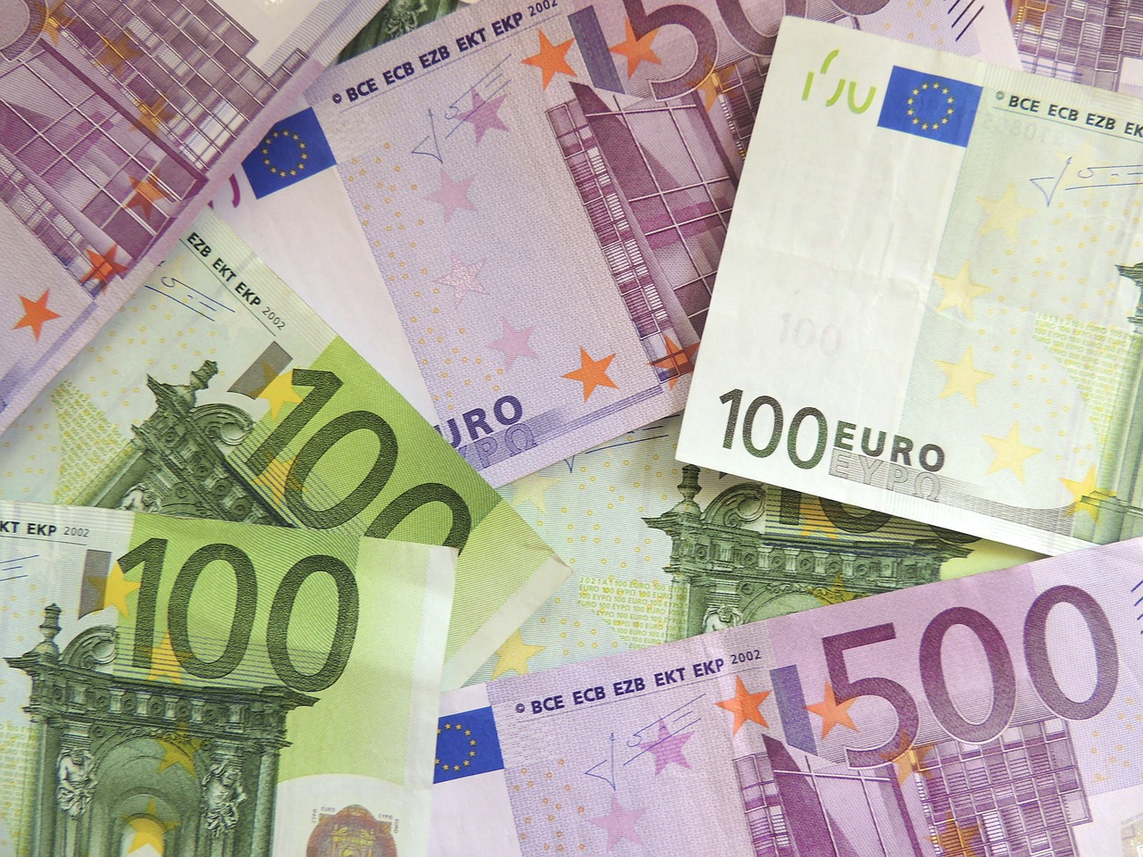 Image - money euro currency wealth success