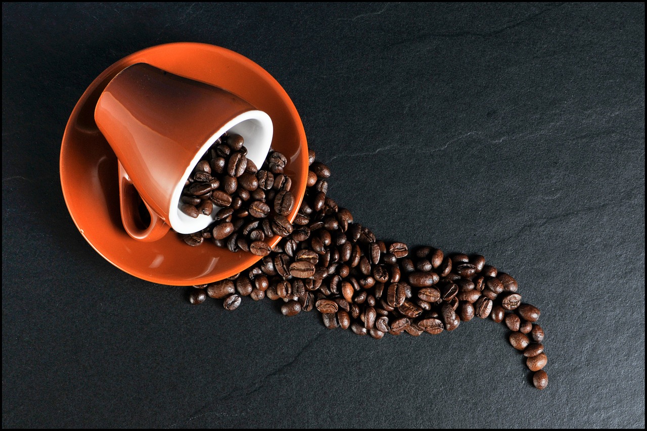 Image - coffee cup coffee beans coffee cup