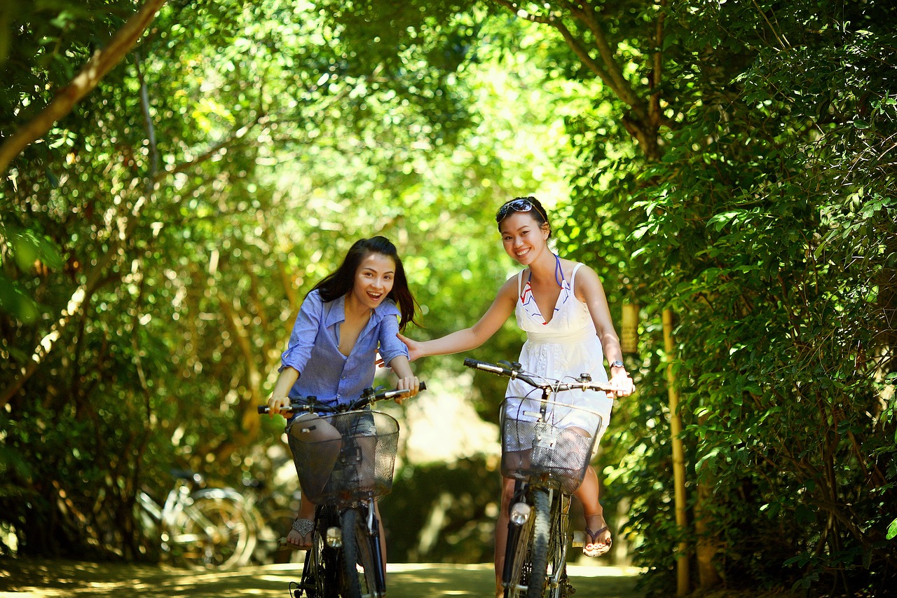 Image - girl biking bike bicycle cycle