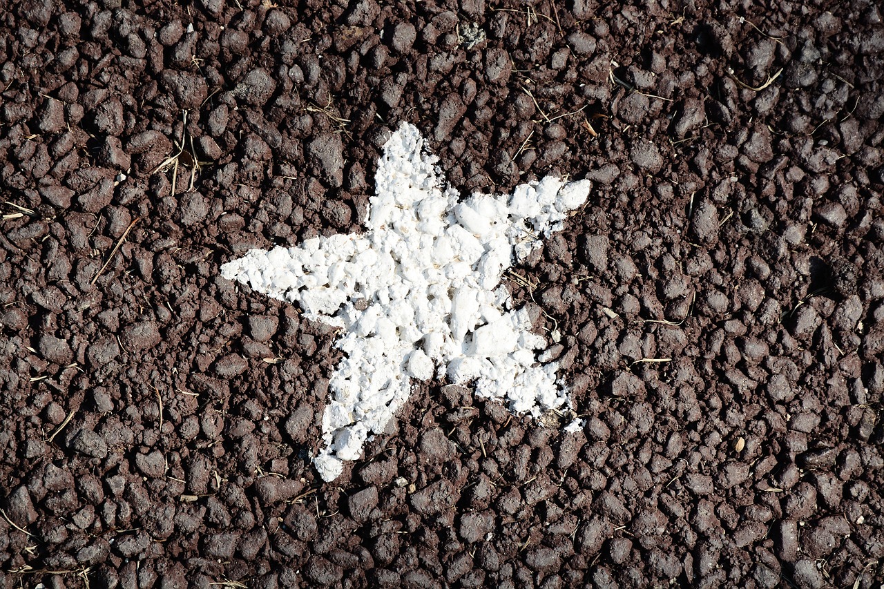 Image - star road white brown walk