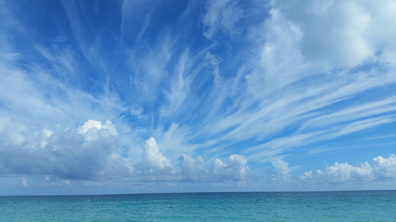 Image - landscape clouds sea cloudy sky