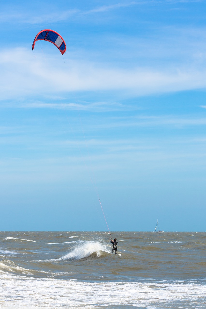 Image - kite surfer wind sea sky surfer