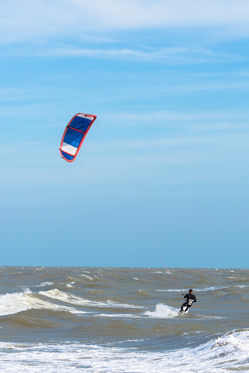 Image - kite surfer wind sea sky surfer