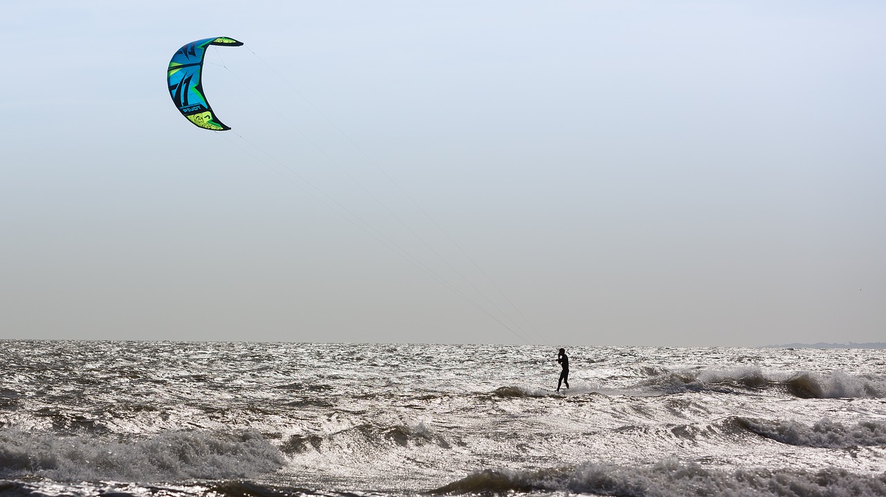 Image - kite surfer wind sea sky surfer