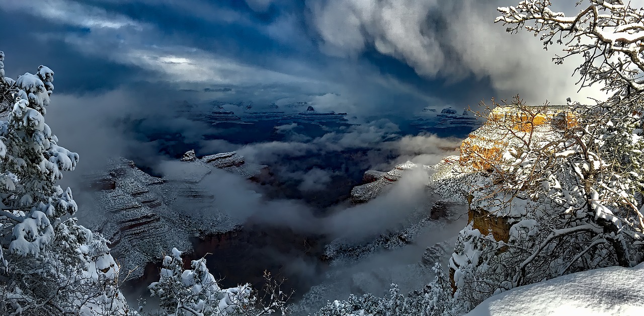 Image - grand canyon arizona tourism snow