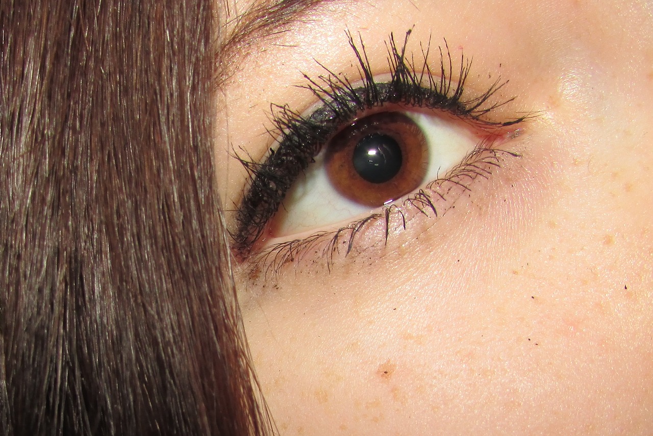 Image - eye brown makeup mascara girl