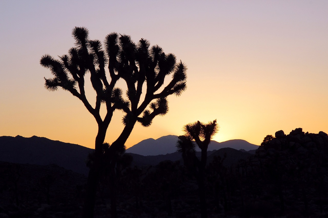 Image - sunset landscape mountains