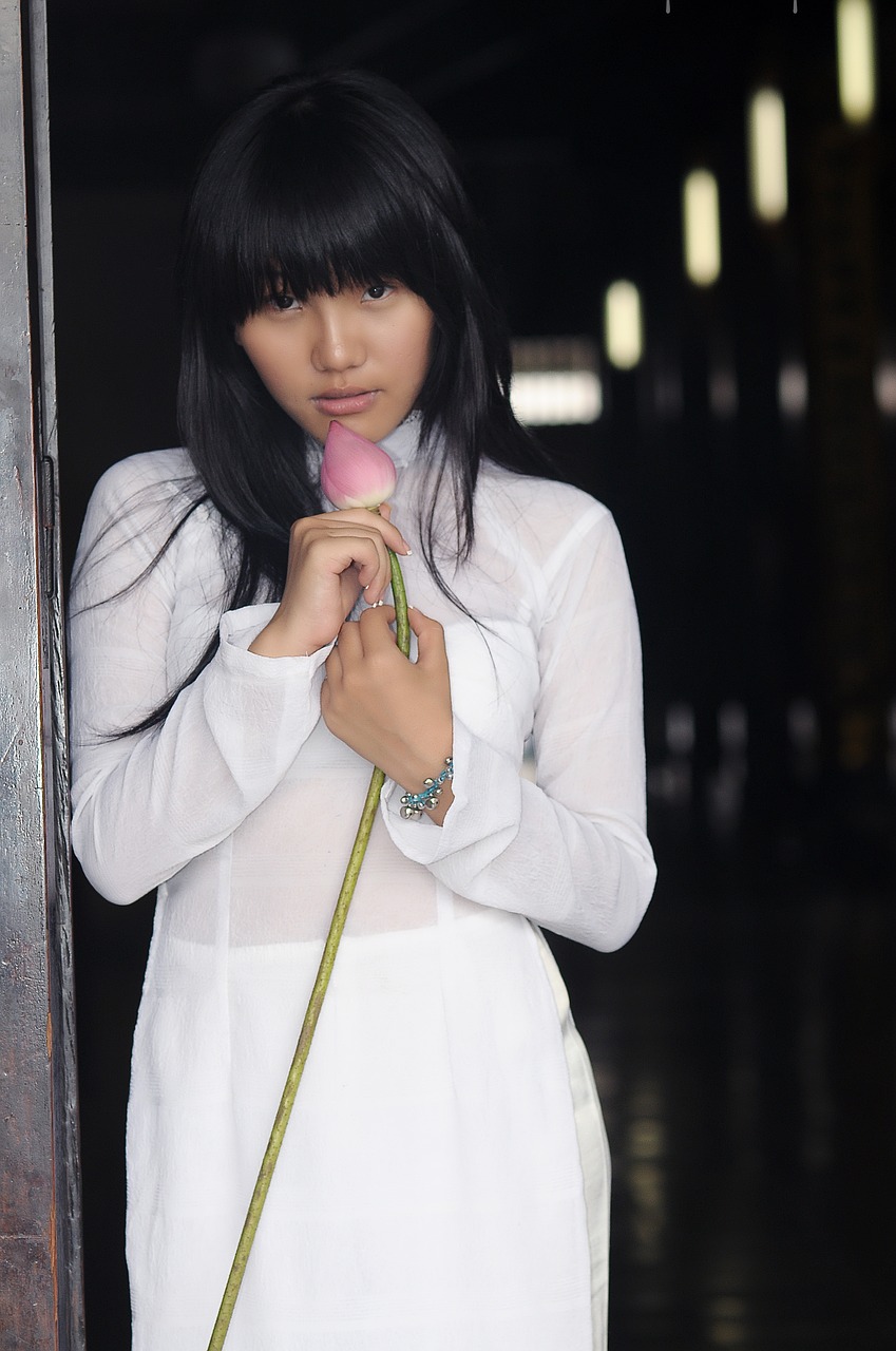 Image - girl vietnam dress asia people