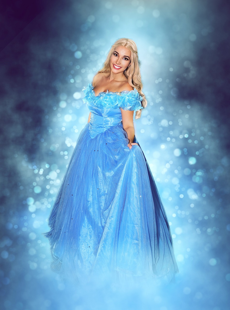 Image - disney princess blue dress