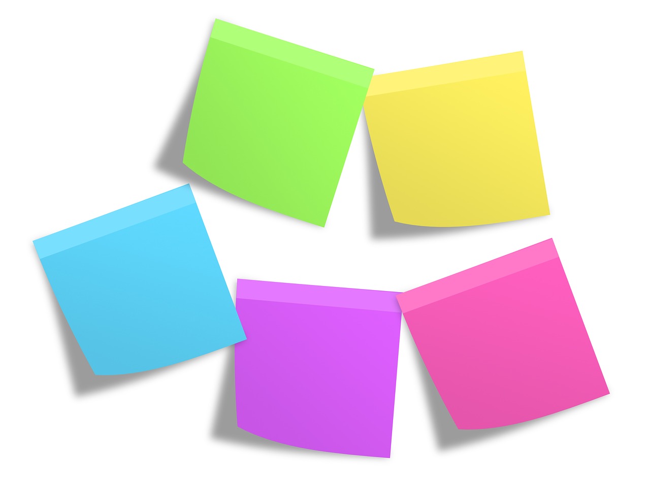 Image - postit memos notes colorful