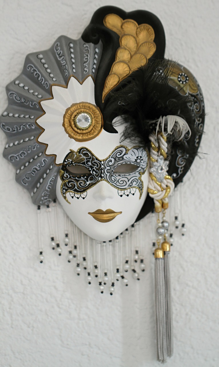 Image - venetian masks italy venezia