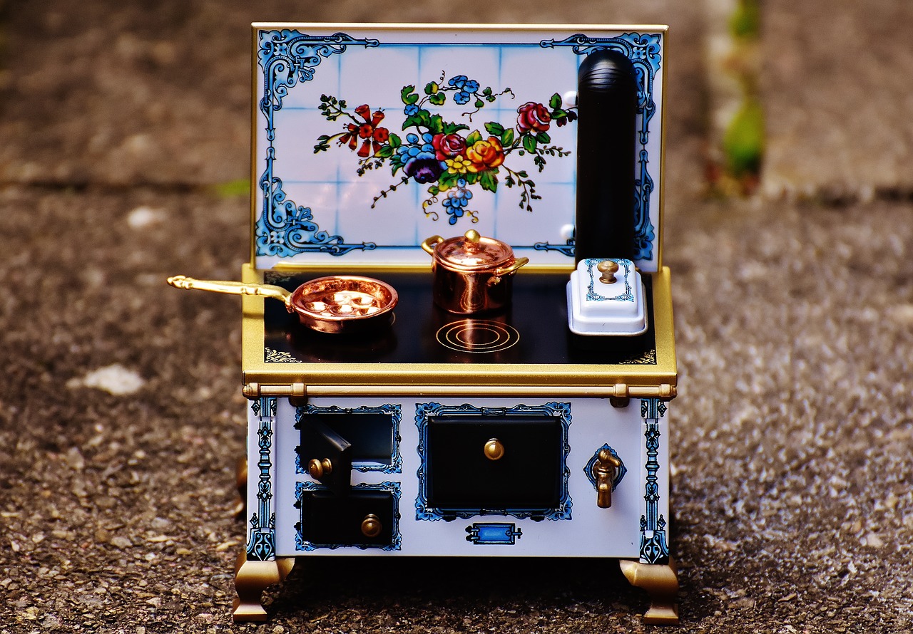 Image - stove oven sheet dolls houses