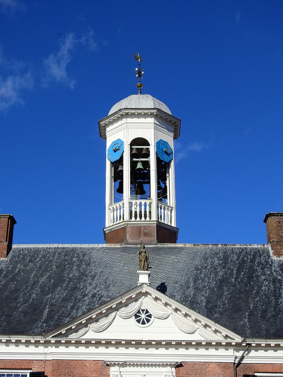 Image - church steeple building clock