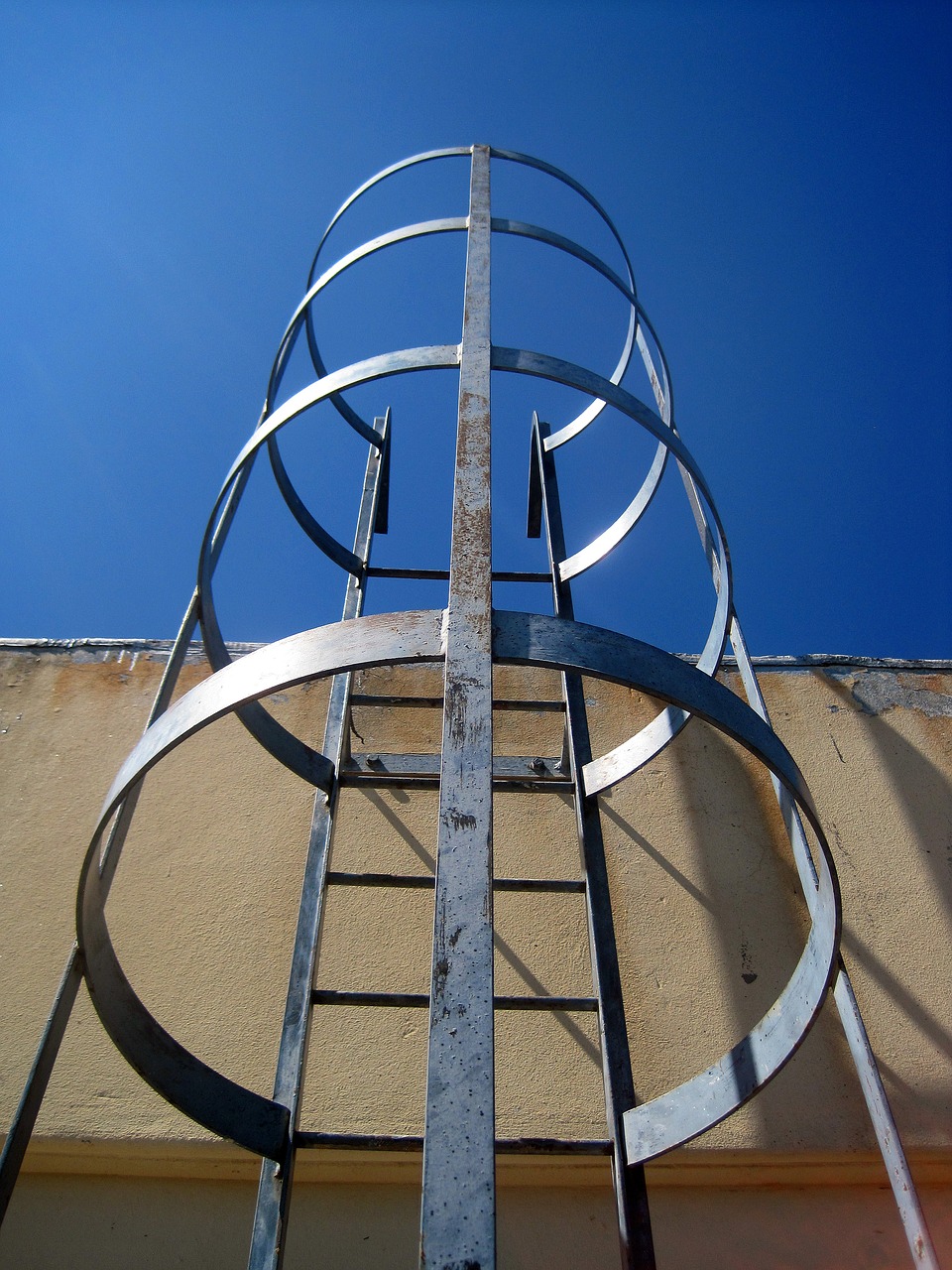 Image - metal stairs stairs upright access