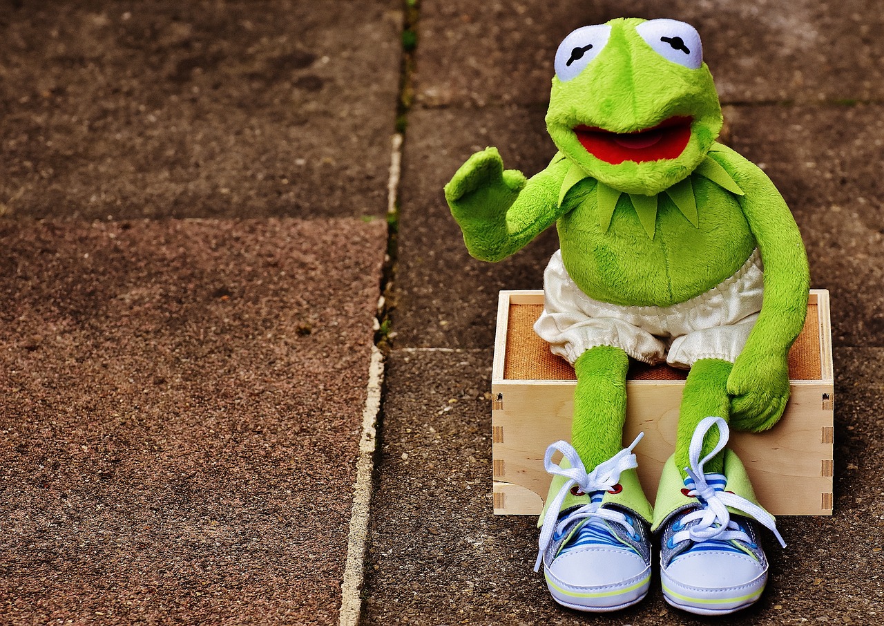 Image - kermit sit bank sneakers pants